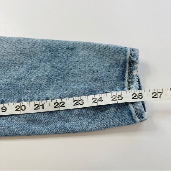 American Eagle hi rise jegging acid wash distressed next level stretch size 00P - Picture 11 of 12